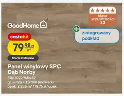 Castorama Panel winylowy SPC GoodHome Dąb Norby gr. 4mm + 1,3mm podkładu oferta