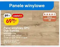 Castorama Panel winylowy SPC Dąb Sunrise gr. 4mm oferta
