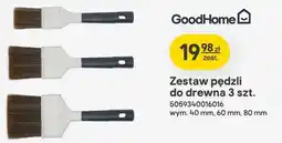 Castorama Zestaw pędzli do drewna GoodHome wym. 40mm, 60mm, 80mm oferta
