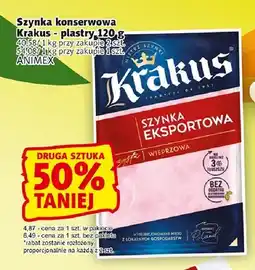 Prim Market Szynka konserwowa Krakus plastry oferta