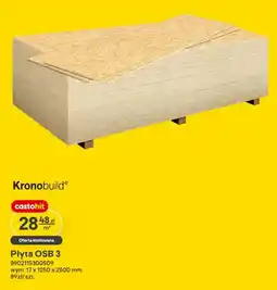 Castorama Płyta OSB 3 Kronobuild 17x1250x2500mm oferta