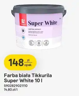 Castorama Farba biała Tikkurila Super White oferta