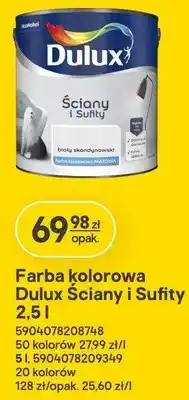 Castorama Farba kolorowa Dulux Ściany i Sufity oferta