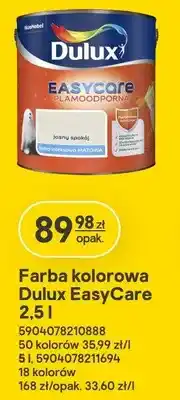 Castorama Farba kolorowa Dulux EasyCare oferta