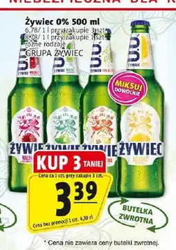 Prim Market Piwo bezalkoholowe Żywiec 0% Malina oferta