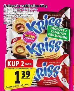 Prim Market Croissant z nadzieniem waniliowo-truskawkowym Kriss oferta