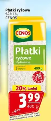 Prim Market Płatki ryżowe błyskawiczne Cenos oferta