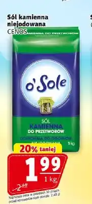 Prim Market Sól kamienna niejodowana o'Sole oferta