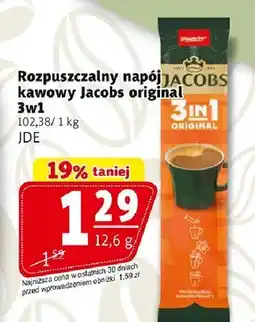 Prim Market Rozpuszczalny napój kawowy Jacobs original 3w1 oferta