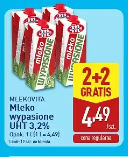 ALDI Mleko wypasione UHT 3,2% Mlekovita oferta