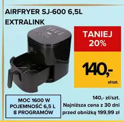 Supeco Airfryer Extralink SJ-600 6,5l 1600W oferta