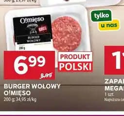 Stokrotka Burger wołowy O!Mięso oferta