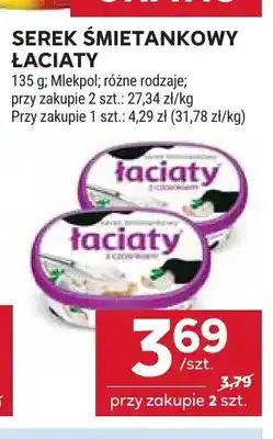 Stokrotka Serek śmietankowy Łaciaty Mlekpol oferta