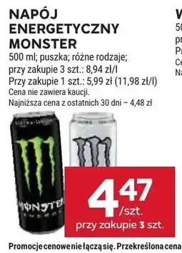 Stokrotka Napój energetyczny Monster oferta