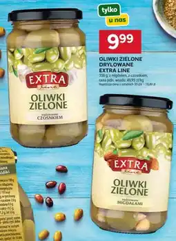 Stokrotka Oliwki zielone drylowane Extra Line z czosnkiem oferta
