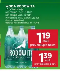 Stokrotka Woda gazowana Rodowita oferta