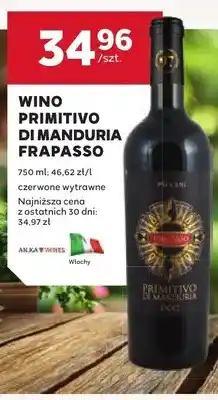 Stokrotka Wino Primitivo Di Manduria Frapasso czerwone wytrawne włoskie oferta