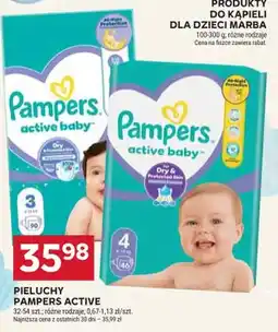 Stokrotka Pieluchy PAMPERS active baby rozmiar 4 oferta