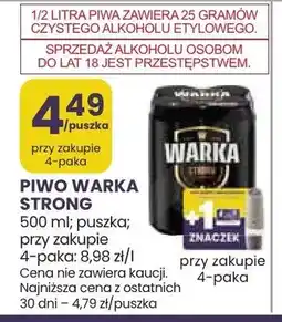 Stokrotka Piwo Warka Strong 4-pak oferta