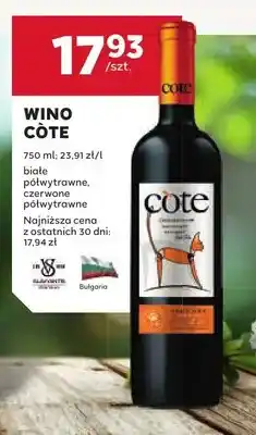 Stokrotka Wino Còte czerwone półwytrawne oferta