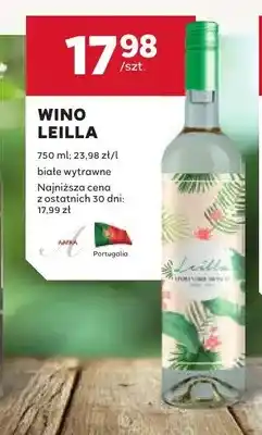 Stokrotka Wino Leilla białe wytrawne oferta
