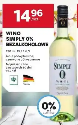 Stokrotka Wino bezalkoholowe Simply 0% oferta