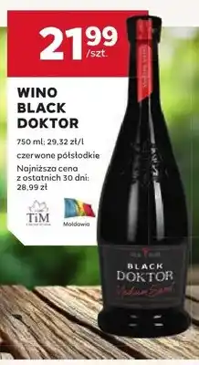 Stokrotka Wino Black Doktor czerwone półsłodkie Mołdawia oferta