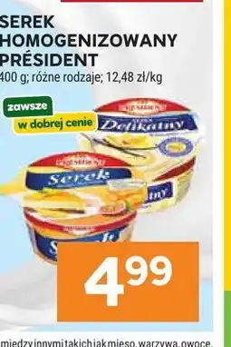 Stokrotka Serek homogenizowany Président waniliowy oferta