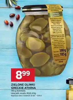 Stokrotka Zielone oliwki greckie drylowane Athina oferta