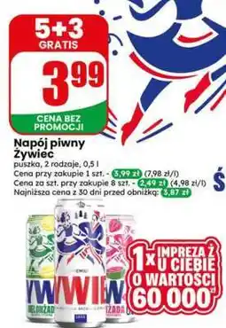Dino Napój piwny Żywiec oferta