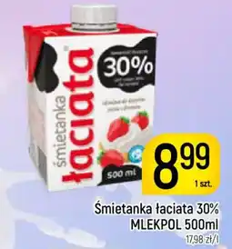 Delikatesy Piotruś Pan Śmietanka łaciata 30% mlekpol oferta