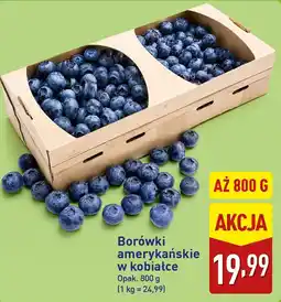ALDI Borówki amerykańskie w kobiałce oferta