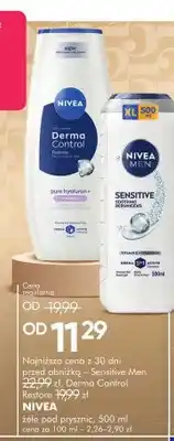 SuperPharm Żel pod prysznic NIVEA Derma Control Restore oferta