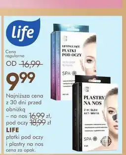 SuperPharm Płatki pod oczy i plastry na nos LIFE oferta