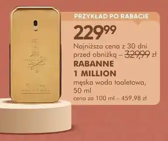 SuperPharm Męska woda toaletowa RABANNE 1 MILLION oferta
