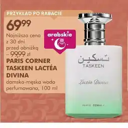 SuperPharm Damsko-męska woda perfumowana PARIS CORNER TASKEEN LACTÉA DIVINA oferta