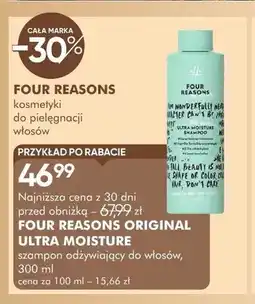 SuperPharm Szampon odżywiający do włosów FOUR REASONS Original Ultra Moisture oferta