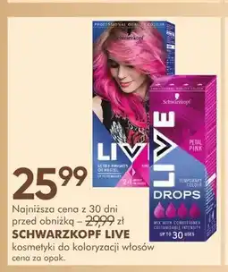SuperPharm Kosmetyki do koloryzacji włosów SCHWARZKOPF Live oferta