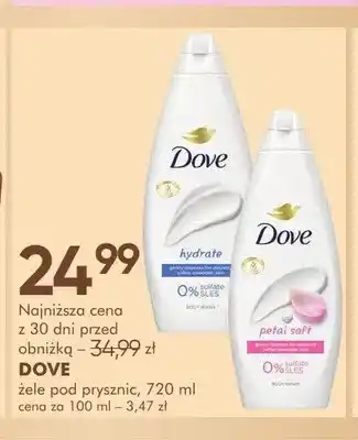 SuperPharm Żele pod prysznic DOVE oferta