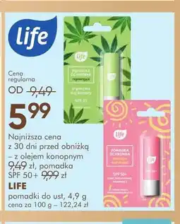 SuperPharm Pomadki do ust LIFE oferta