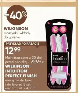 SuperPharm Maszynki do brwi i do twarzy Wilkinson Intuition Perfect Finish oferta