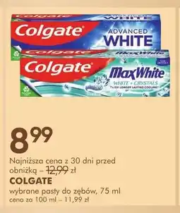 SuperPharm Pasta do zębów COLGATE Advanced White oferta