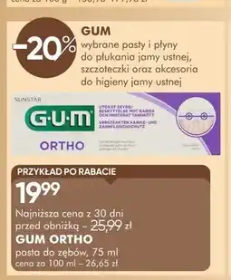 SuperPharm Pasta do zębów GUM ORTHO oferta