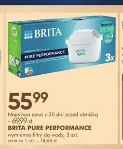 SuperPharm Wymienne filtry do wody Brita Pure Performance 3szt oferta