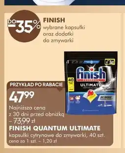SuperPharm Kapsułki cytrynowe do zmywarki Finish Quantum Ultimate 40szt oferta