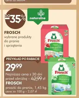SuperPharm Proszki do prania Frosch oferta