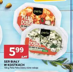 Stokrotka Ser biały w kostkach Perla Pełna Dobra oferta