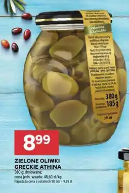Stokrotka Zielone oliwki greckie Athina drylowane oferta