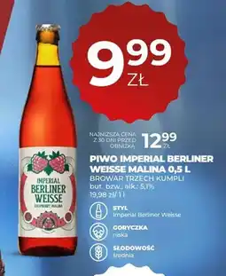 Duży Ben Piwo Imperial Berliner Weisse Malina Trzech Kumpli oferta