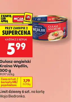 Biedronka Gulasz angielski oferta